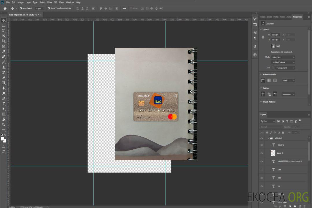 Brésil Itaú Bank master card photolook recto template Brésil Itaú Bank master card photolook recto template